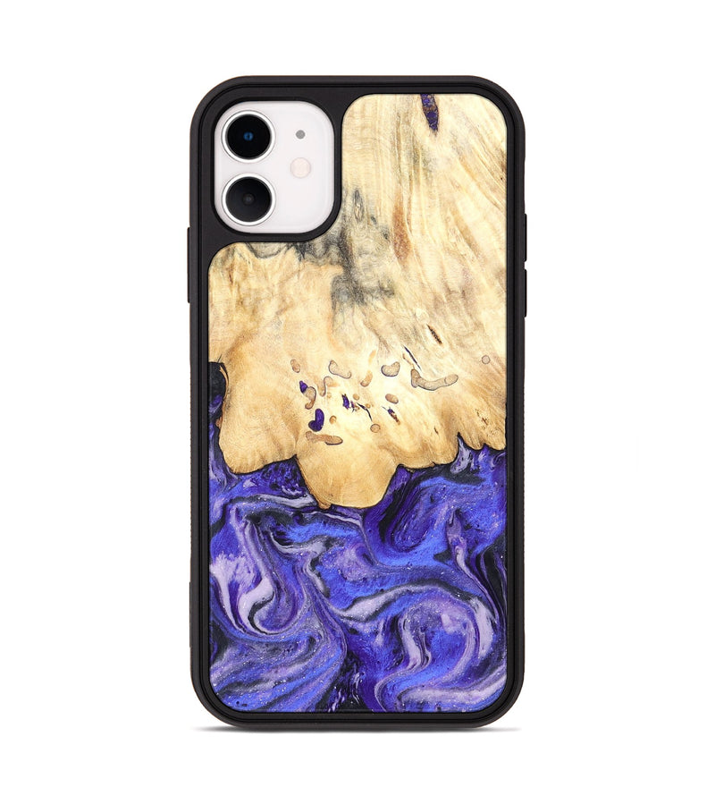 iPhone 11 Wood Phone Case - Antone (Purple, 824271)