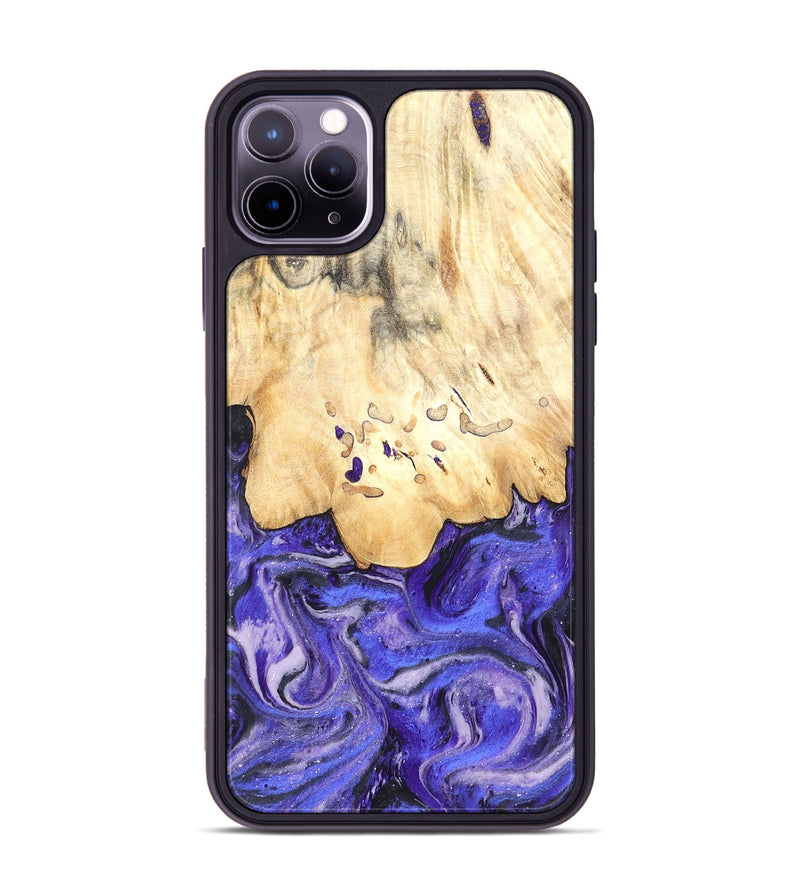 iPhone 11 Pro Max Wood Phone Case - Antone (Purple, 824271)