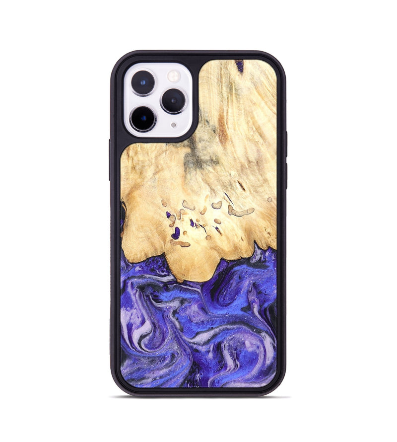 iPhone 11 Pro Wood Phone Case - Antone (Purple, 824271)