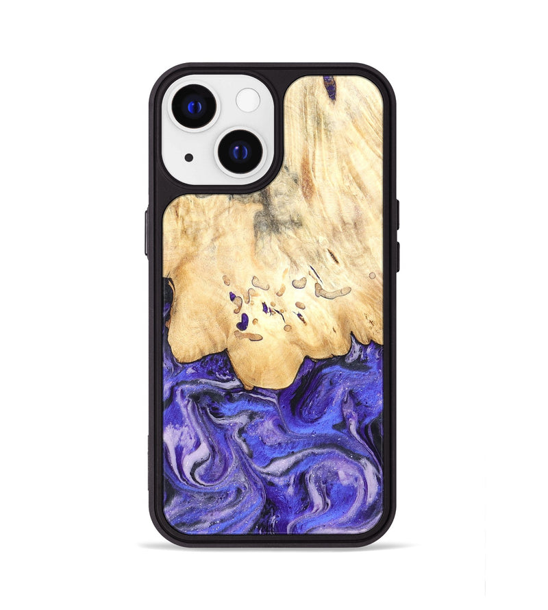 iPhone 13 Wood Phone Case - Antone (Purple, 824271)