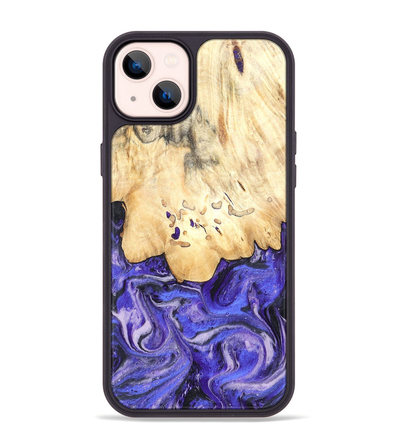 iPhone 14 Plus Wood Phone Case - Antone (Purple, 824271)