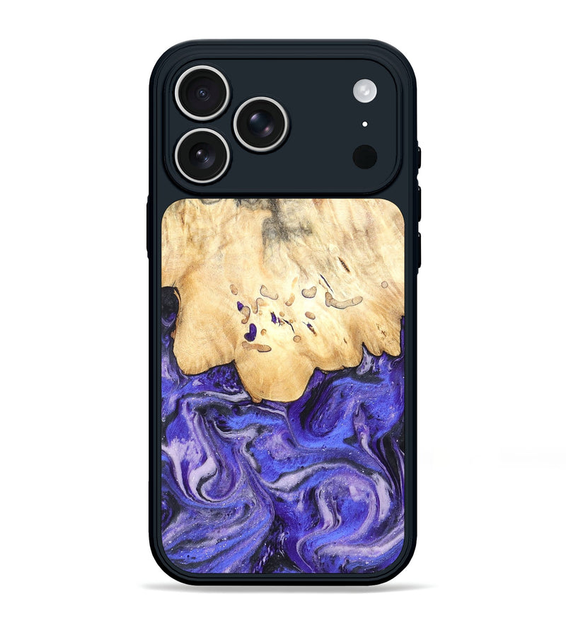 iPhone 17 Pro Max Wood Phone Case - Antone (Purple, 824271)