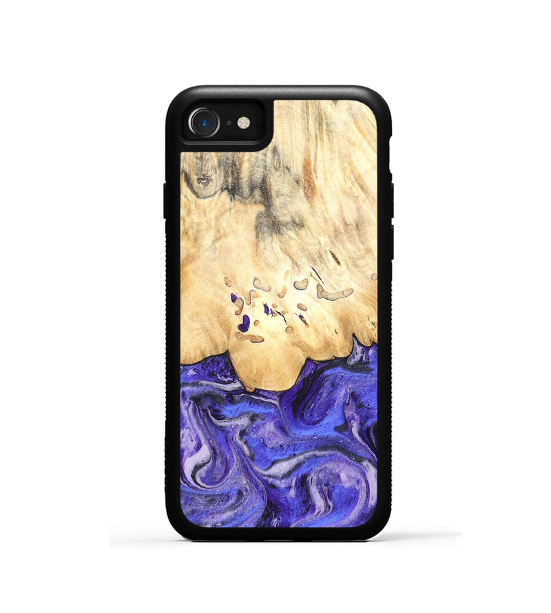 iPhone SE Wood Phone Case - Antone (Purple, 824271)