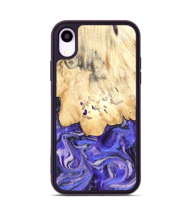 iPhone Xr Wood Phone Case - Antone (Purple, 824271)