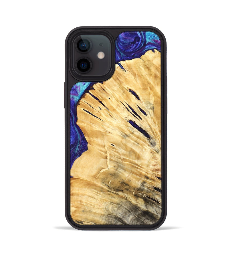 iPhone 12 Wood Phone Case - Sonny (Purple, 824273)