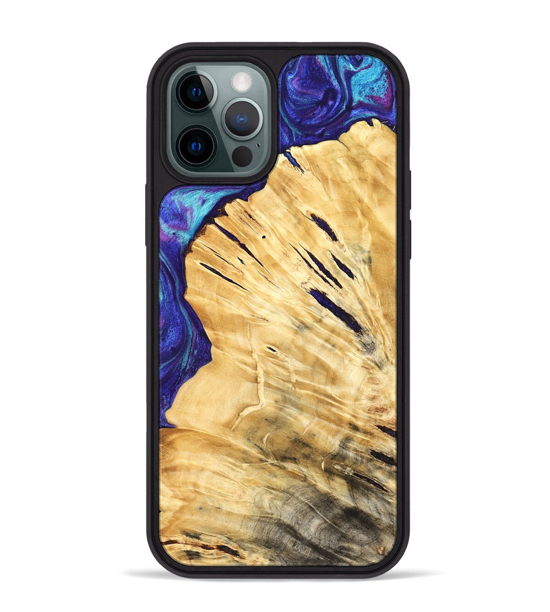 iPhone 12 Pro Max Wood Phone Case - Sonny (Purple, 824273)