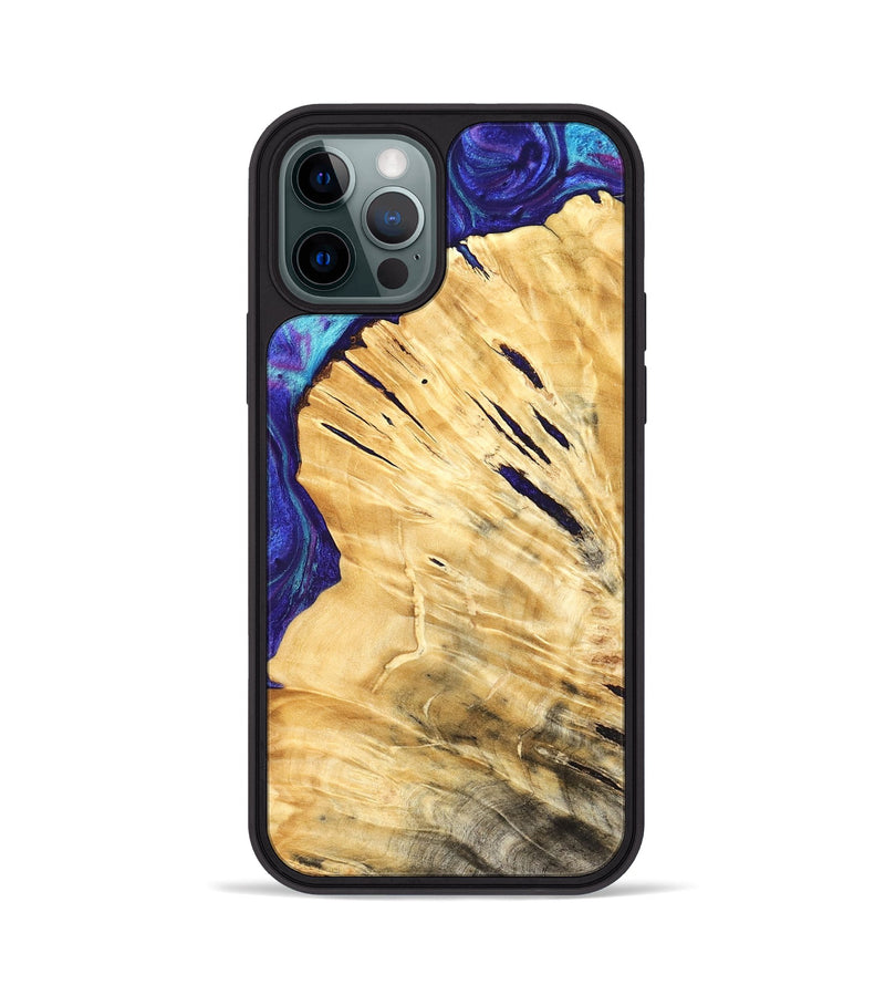 iPhone 12 Pro Wood Phone Case - Sonny (Purple, 824273)