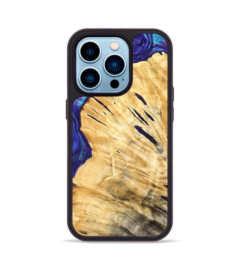 iPhone 14 Pro Wood Phone Case - Sonny (Purple, 824273)