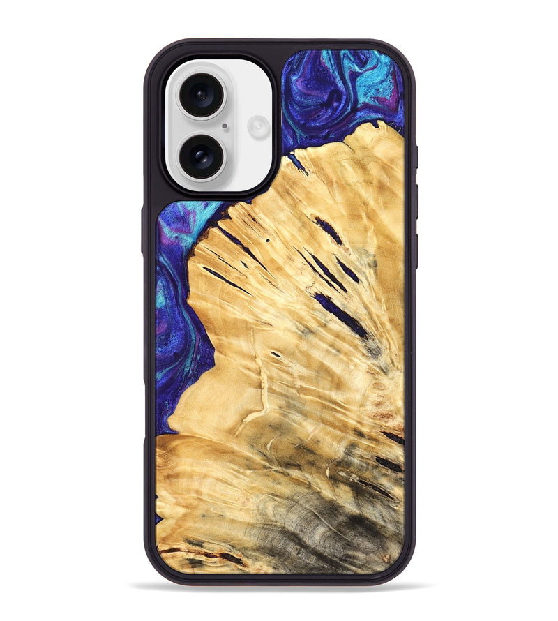 iPhone 16 Plus Wood Phone Case - Sonny (Purple, 824273)
