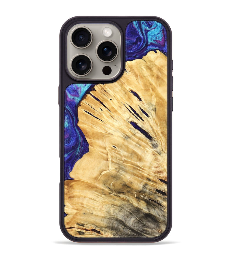 iPhone 16 Pro Max Wood Phone Case - Sonny (Purple, 824273)