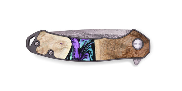 EDC Wood Pocket Knife - Donn (Purple, 824275)