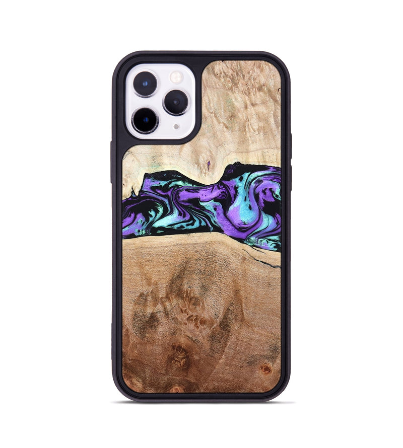 iPhone 11 Pro Wood Phone Case - Donn (Purple, 824275)