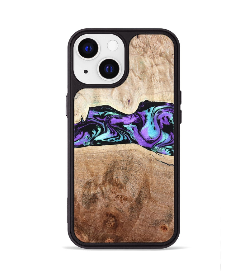iPhone 13 Wood Phone Case - Donn (Purple, 824275)