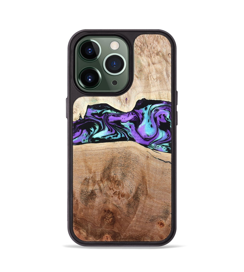iPhone 13 Pro Wood Phone Case - Donn (Purple, 824275)