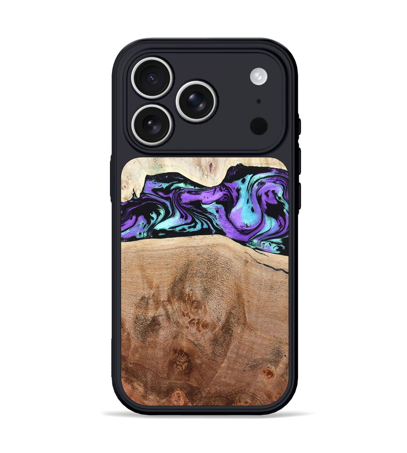 iPhone 17 Pro Wood Phone Case - Donn (Purple, 824275)