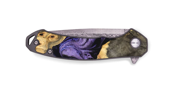 EDC Wood Pocket Knife - Deborah (Purple, 824276)