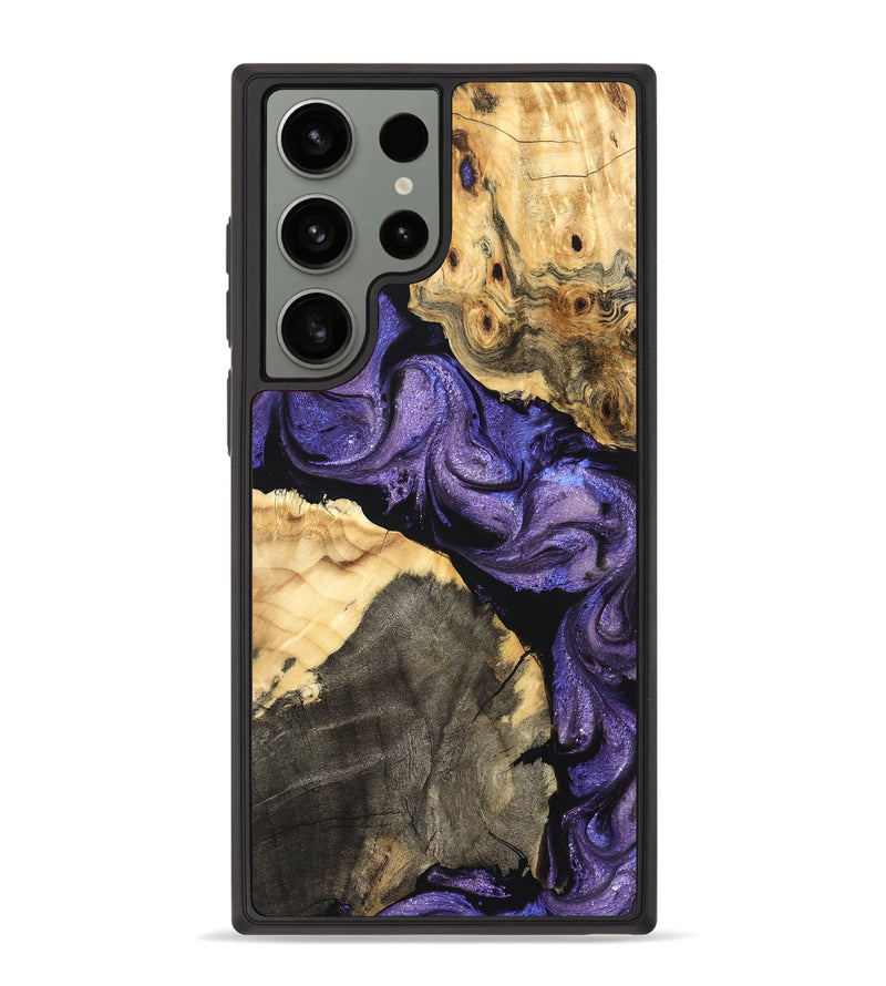 Galaxy S23 Ultra Wood Phone Case - Deborah (Purple, 824276)