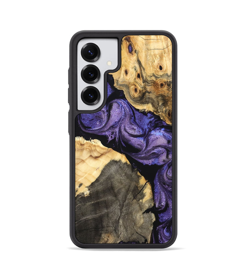 Galaxy S25 Wood Phone Case - Deborah (Purple, 824276)