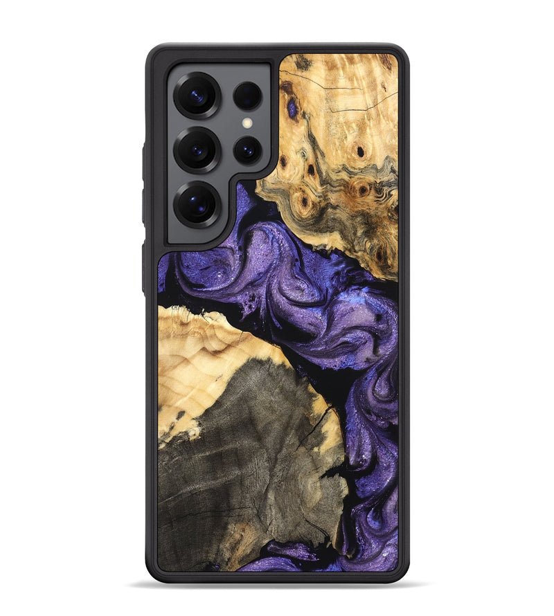 Galaxy S25 Ultra Wood Phone Case - Deborah (Purple, 824276)