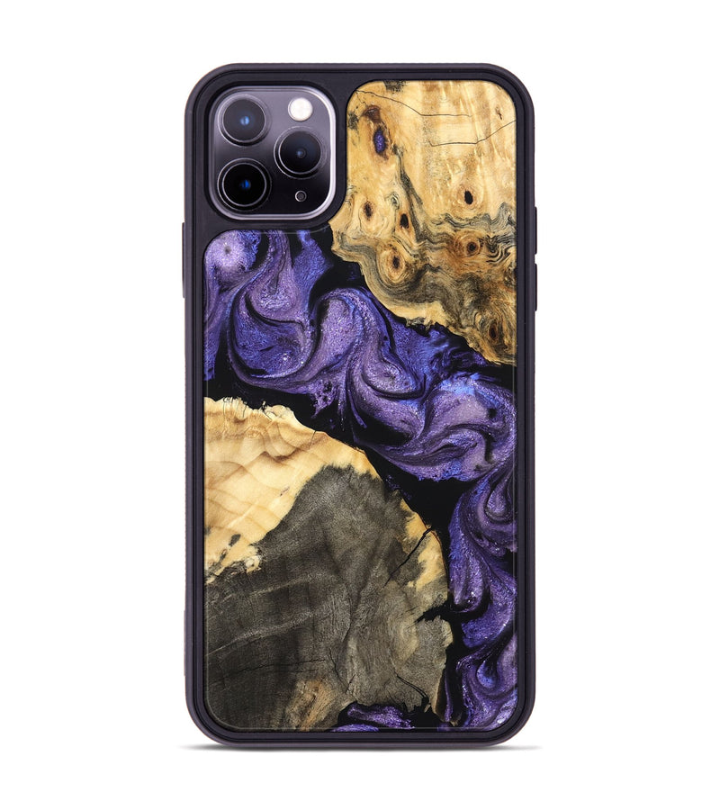 iPhone 11 Pro Max Wood Phone Case - Deborah (Purple, 824276)