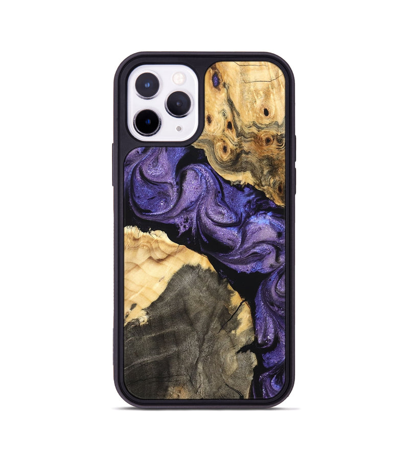 iPhone 11 Pro Wood Phone Case - Deborah (Purple, 824276)