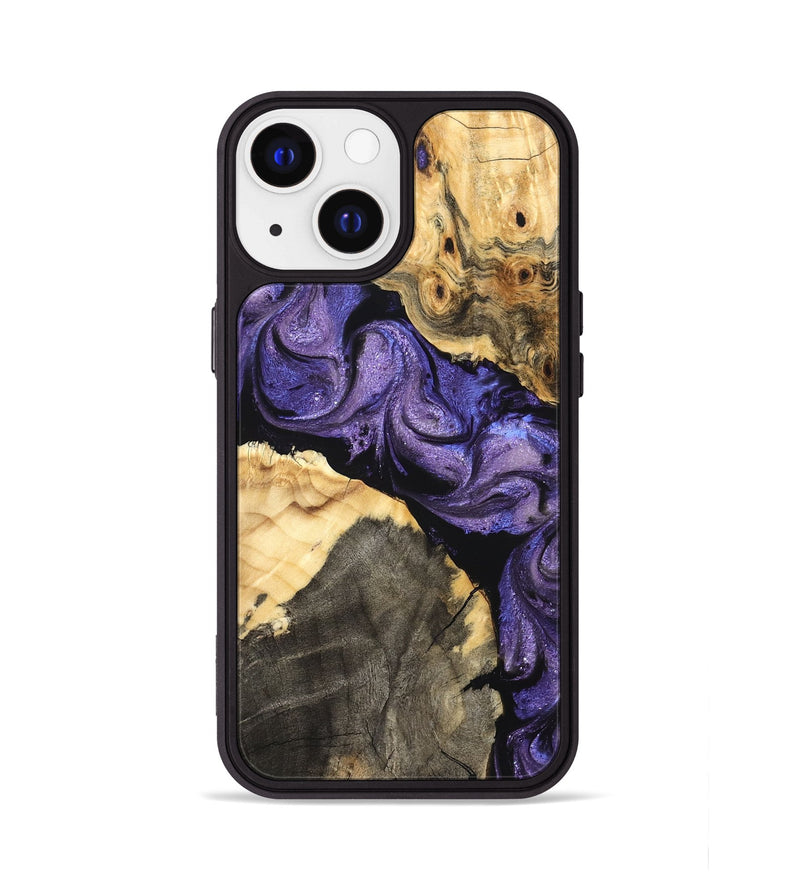 iPhone 13 Wood Phone Case - Deborah (Purple, 824276)