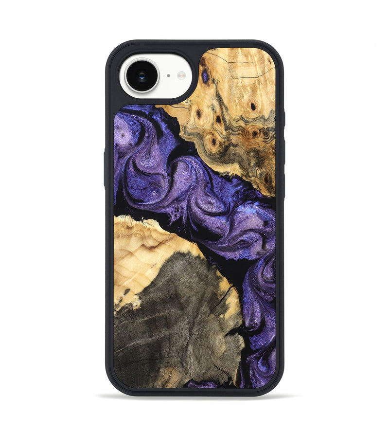 iPhone 16e Wood Phone Case - Deborah (Purple, 824276)