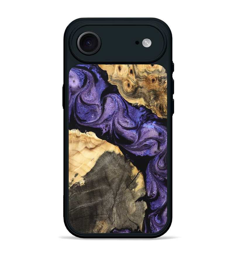 iPhone 17 Air Wood Phone Case - Deborah (Purple, 824276)
