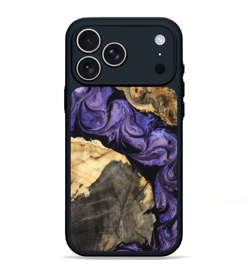 iPhone 17 Pro Max Wood Phone Case - Deborah (Purple, 824276)