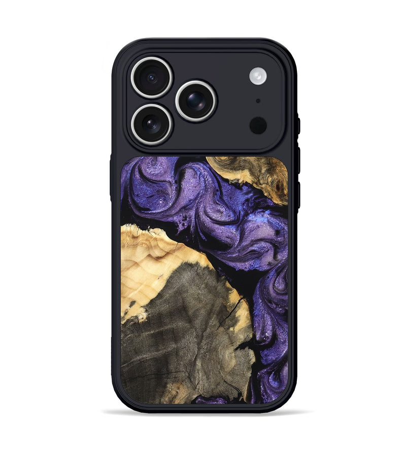 iPhone 17 Pro Wood Phone Case - Deborah (Purple, 824276)