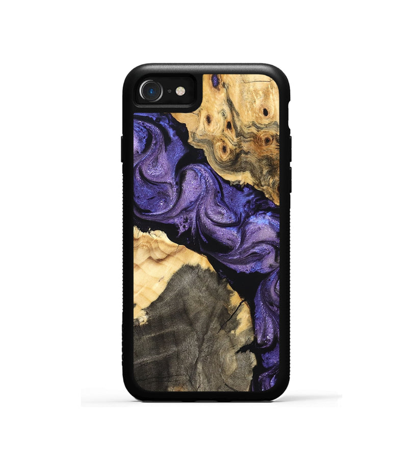 iPhone SE Wood Phone Case - Deborah (Purple, 824276)