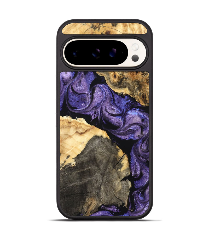 Pixel 9 Pro Wood Phone Case - Deborah (Purple, 824276)