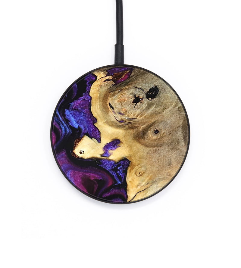 Circle Wood Wireless Charger - Everlee (Purple, 824277)