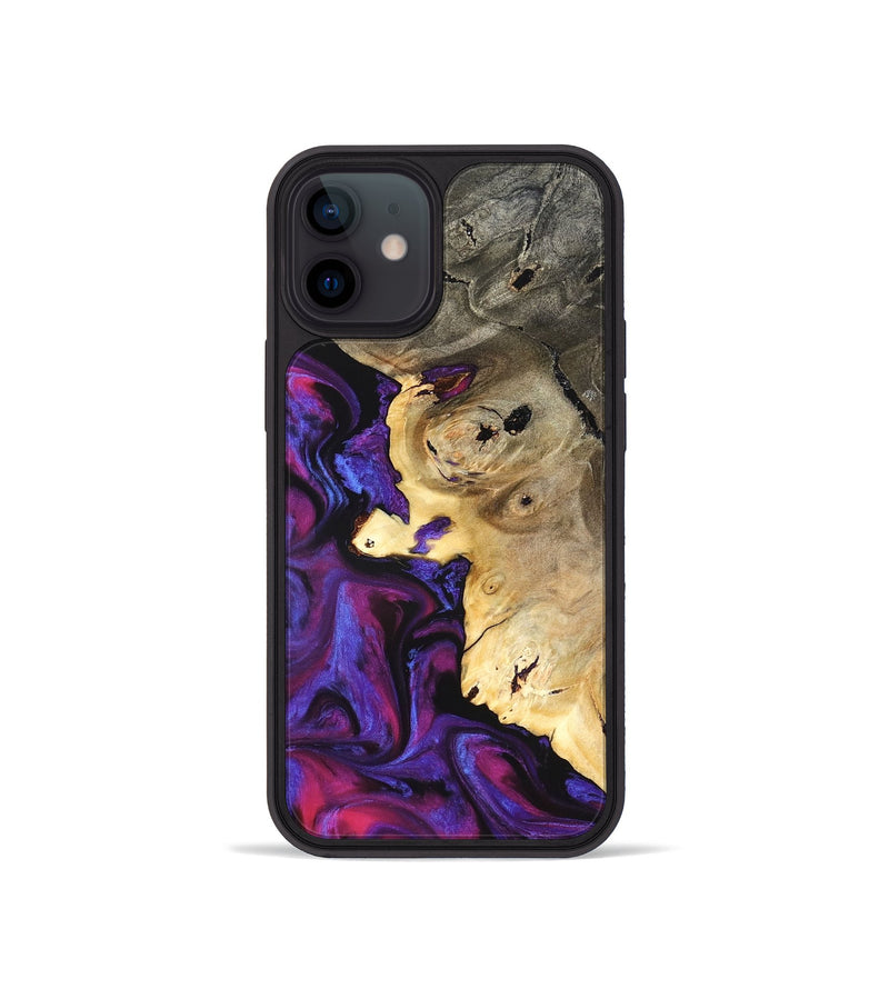 iPhone 12 mini Wood Phone Case - Everlee (Purple, 824277)