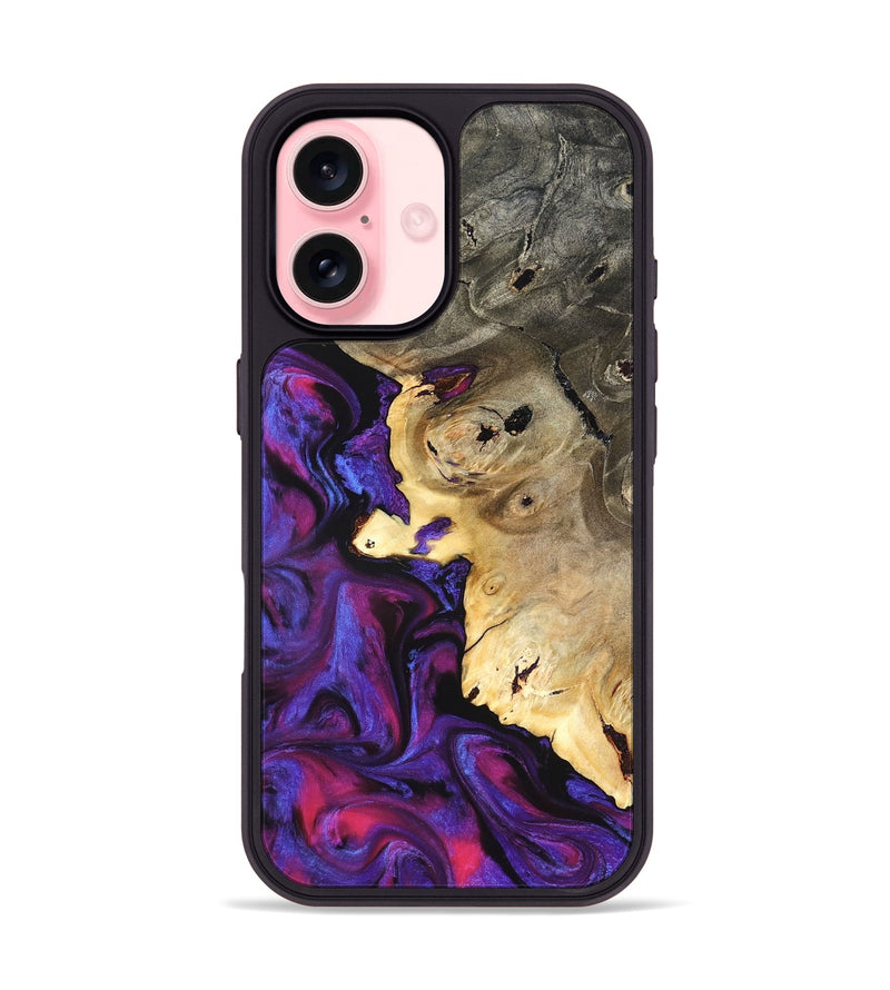 iPhone 16 Wood Phone Case - Everlee (Purple, 824277)