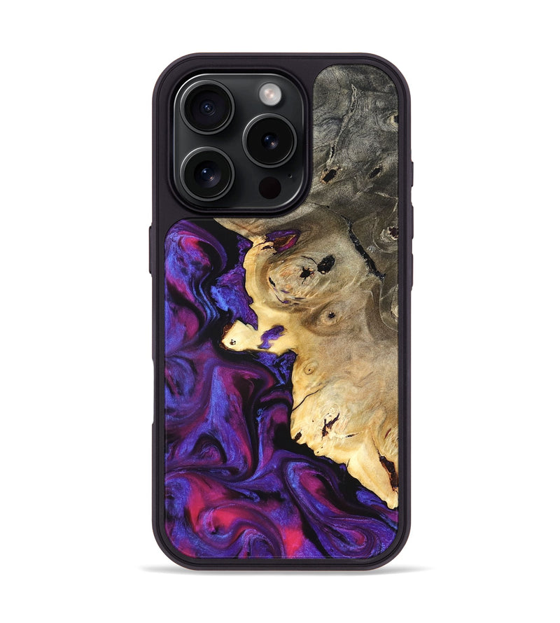 iPhone 16 Pro Wood Phone Case - Everlee (Purple, 824277)
