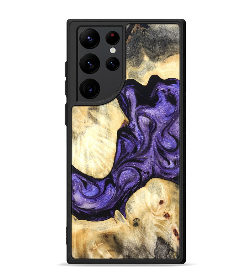 Galaxy S22 Ultra Wood Phone Case - Grover (Purple, 824278)