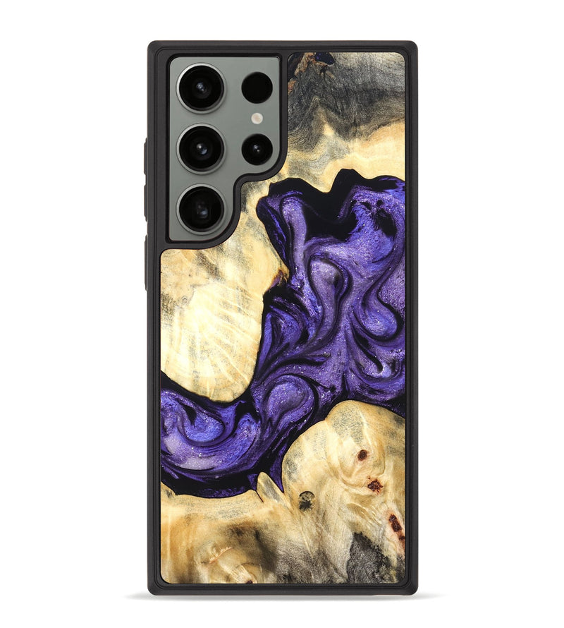 Galaxy S23 Ultra Wood Phone Case - Grover (Purple, 824278)