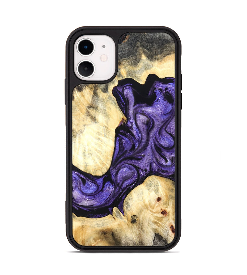 iPhone 11 Wood Phone Case - Grover (Purple, 824278)