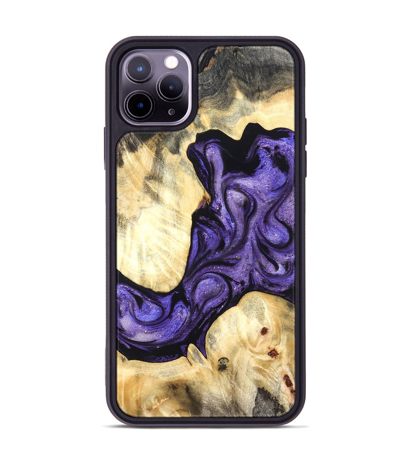 iPhone 11 Pro Max Wood Phone Case - Grover (Purple, 824278)