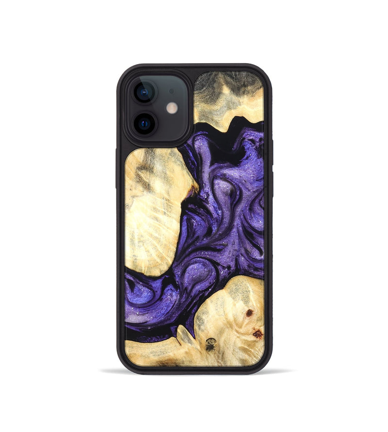 iPhone 12 mini Wood Phone Case - Grover (Purple, 824278)