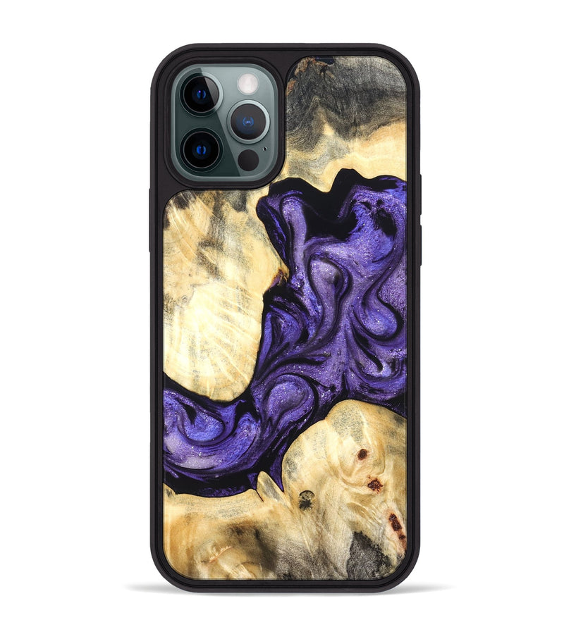 iPhone 12 Pro Max Wood Phone Case - Grover (Purple, 824278)
