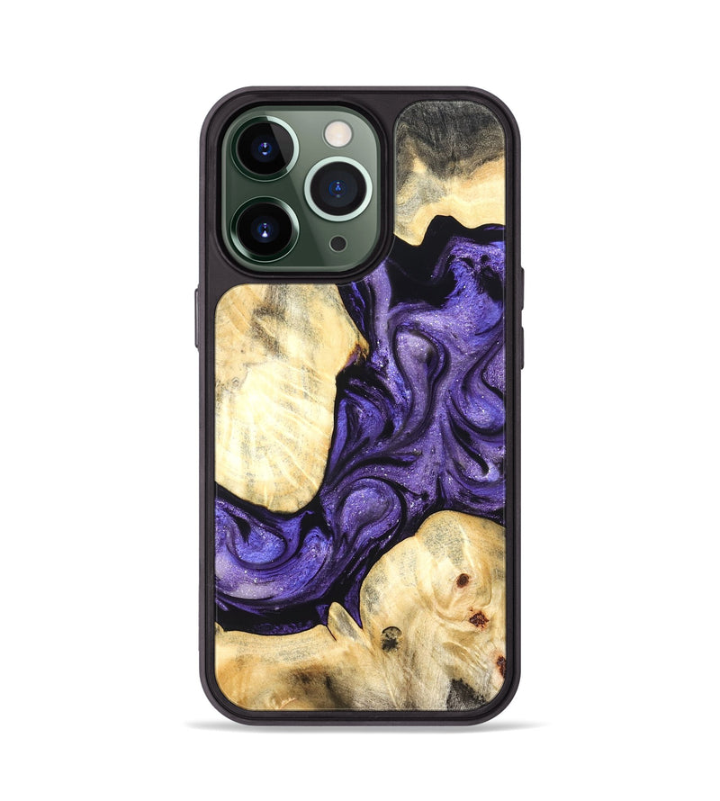 iPhone 13 Pro Wood Phone Case - Grover (Purple, 824278)