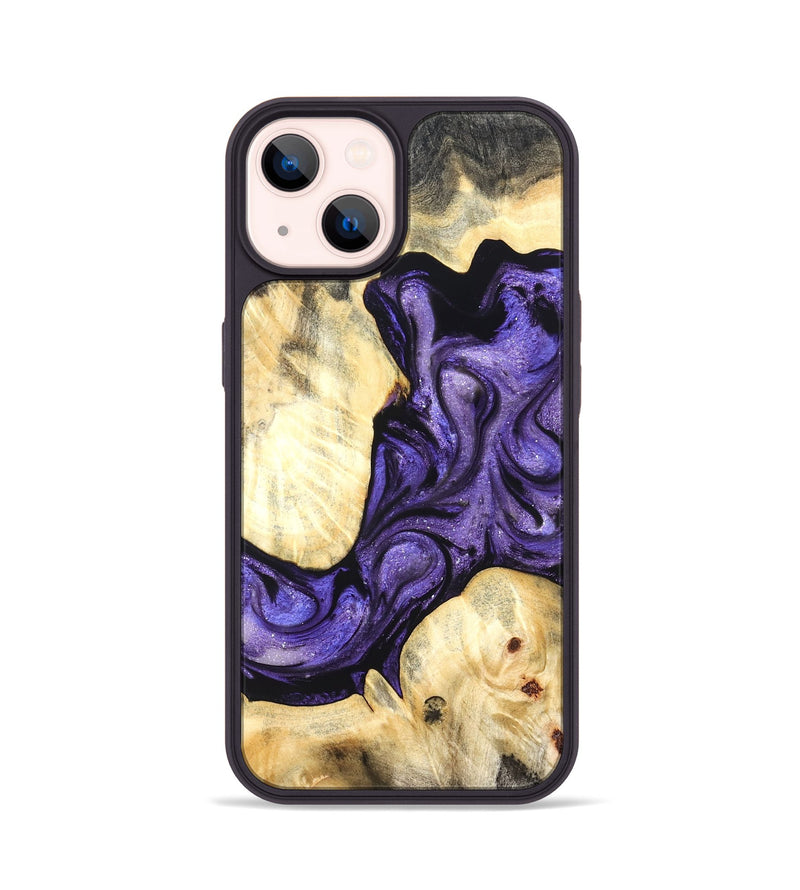 iPhone 14 Wood Phone Case - Grover (Purple, 824278)