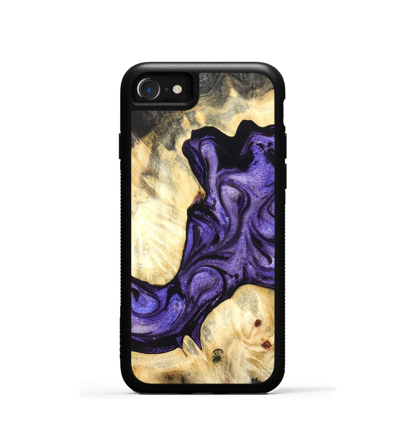 iPhone SE Wood Phone Case - Grover (Purple, 824278)