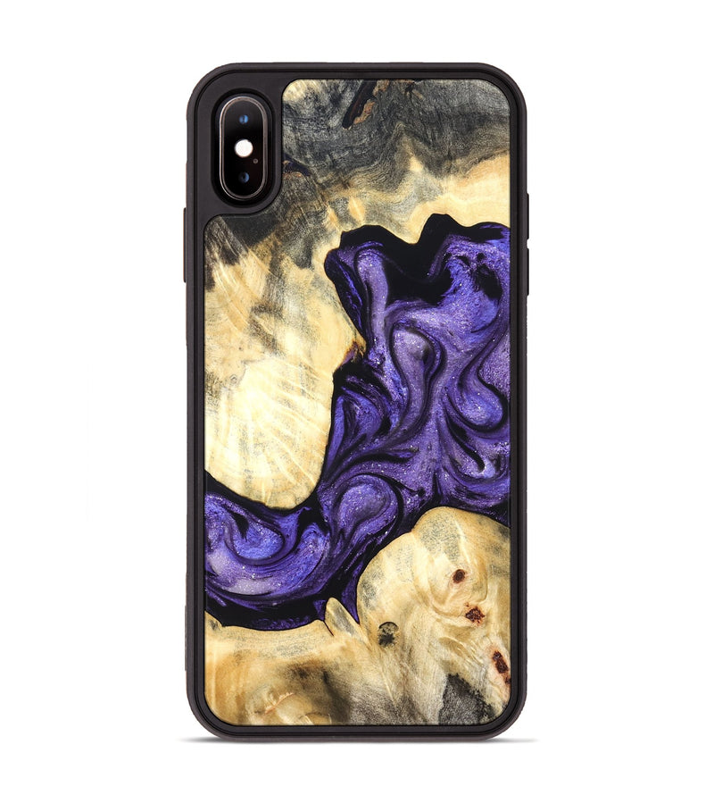 iPhone Xs Max Wood Phone Case - Grover (Purple, 824278)
