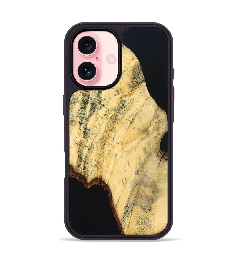 iPhone 16 Wood Phone Case - Mira (Wood Burl, 824279)