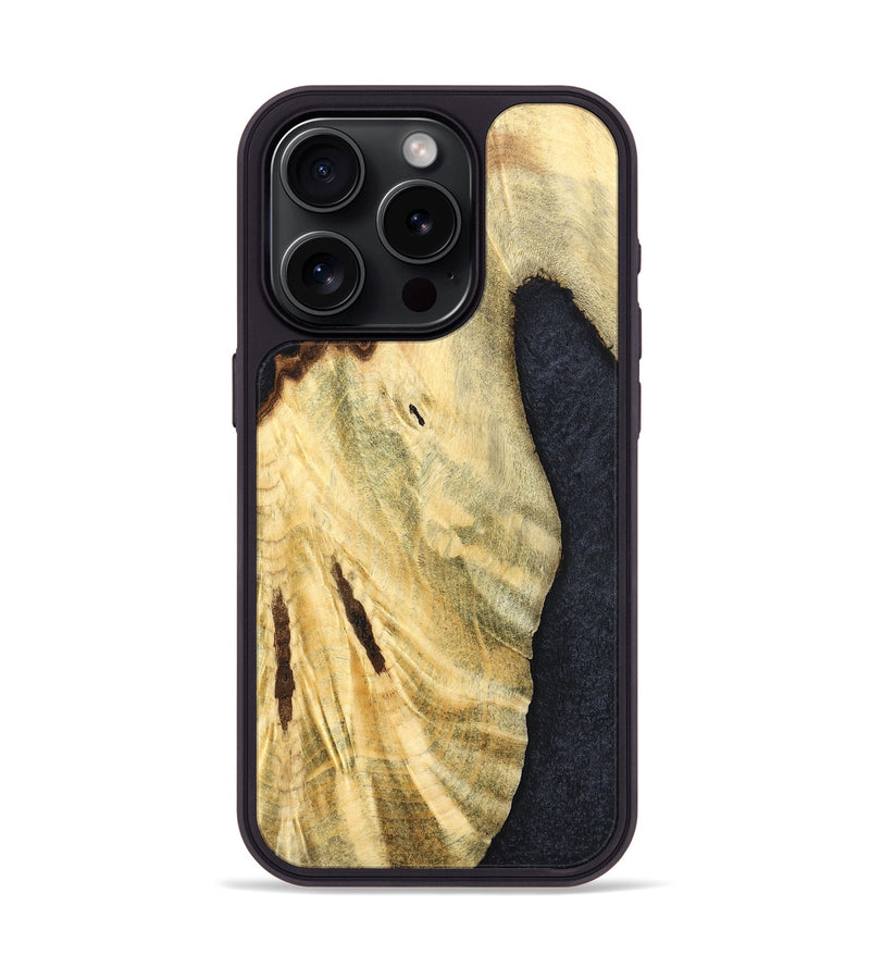 iPhone 15 Pro Wood Phone Case - Aylani (Wood Burl, 824283)