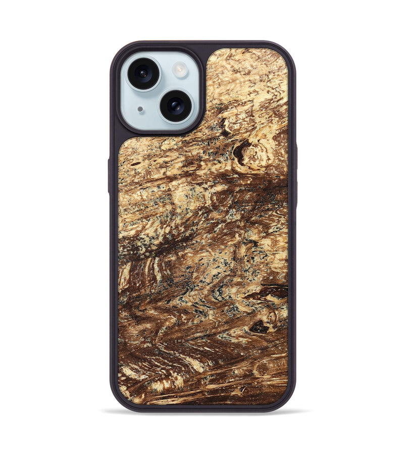 iPhone 15 Wood Phone Case - Jon (Wood Burl, 824284)