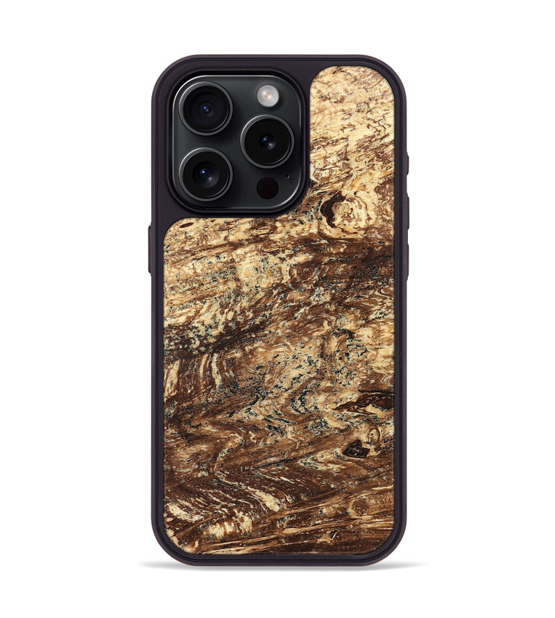 iPhone 15 Pro Wood Phone Case - Jon (Wood Burl, 824284)